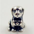 925 Sterling Silver Saint Bernard Dog Charm Bead