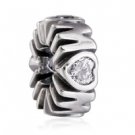 925 Sterling Silver Mother Mum's Pride Spacer Bead