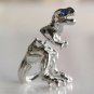 Pair 3D T-Rex Tyrannosaurus Rex Dinosaurs Stud Fake Gauge Earrings  - Cool Rock Punk