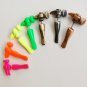 Pair 3D Hammer Tool Stud Fake Gauge Earrings - Cool Rock Punk Style