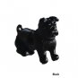 Pair 3D Little Bull Pug Dog Stud Fake Gauge Earrings - Cool Rock Punk Style