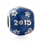 925 Sterling Silver Mickey & Stars Bead Charm