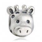 925 Sterling Silver Gorgeous Giraffe Charm Bead