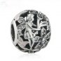 925 Sterling Silver Dazzling Daisy Fairy w/ Pink Enamel Charm Bead
