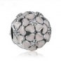 925 Sterling Silver Cherry Blossom w/ Pink Enamel Clip Charm