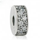 925 Sterling Silver Shining Elegance Clip Charm