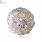 925 Sterling Silver Blooming Dahlia Clip Charm