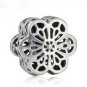 925 Sterling Silver Floral Daisy Lace Charm Bead