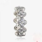 925 Sterling Silver Oriental Blossom Ring Band