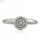 925 Sterling Silver Radiant Elegance Ring Band
