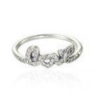 925 Sterling Silver Signature of Love Ring Band
