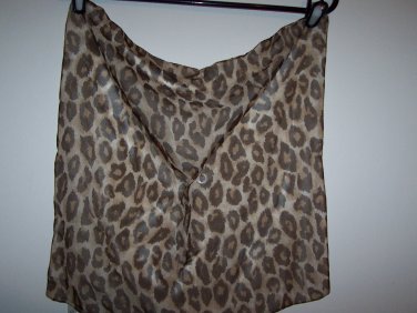 Animal Print Scarf / Ascot
