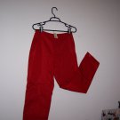 ANN TAYLOR CHERRY RED PANTS
