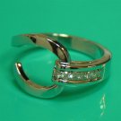 The Hugging Ring, Gold set Diamonds