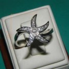 A Gold set with Diamonds Sea Star
