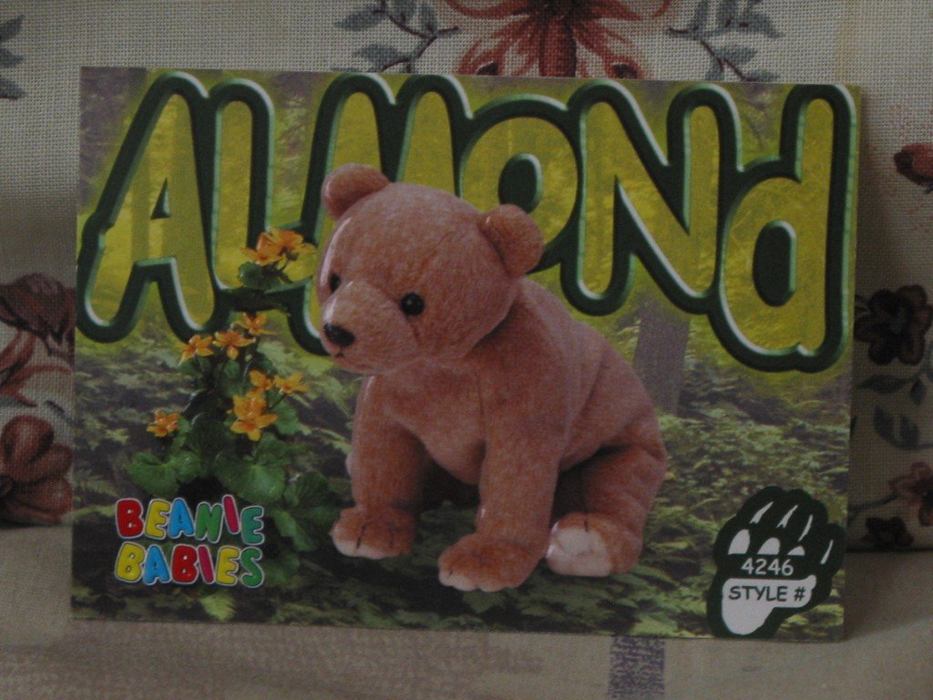 Beanie Babies Card 2nd Edition S3 1999 Almond