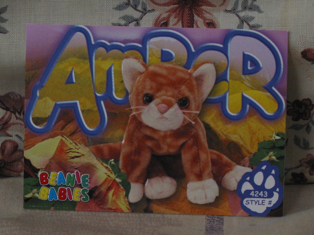 amber beanie baby 1999