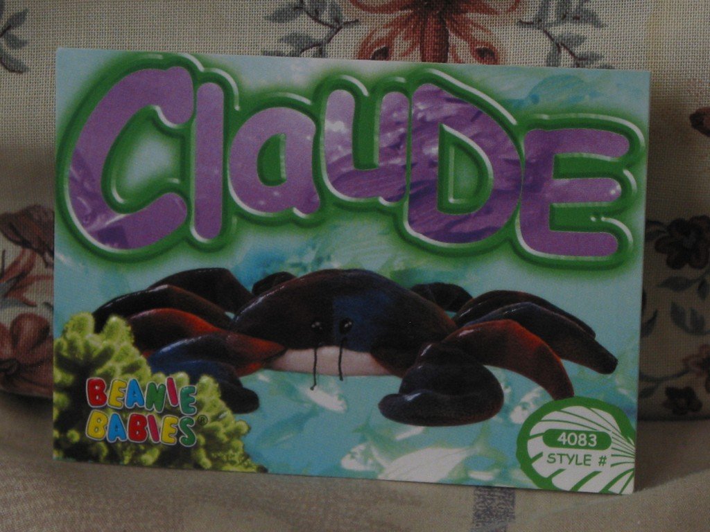 Beanie Babies Card 2nd Edition S3 1999 Claude