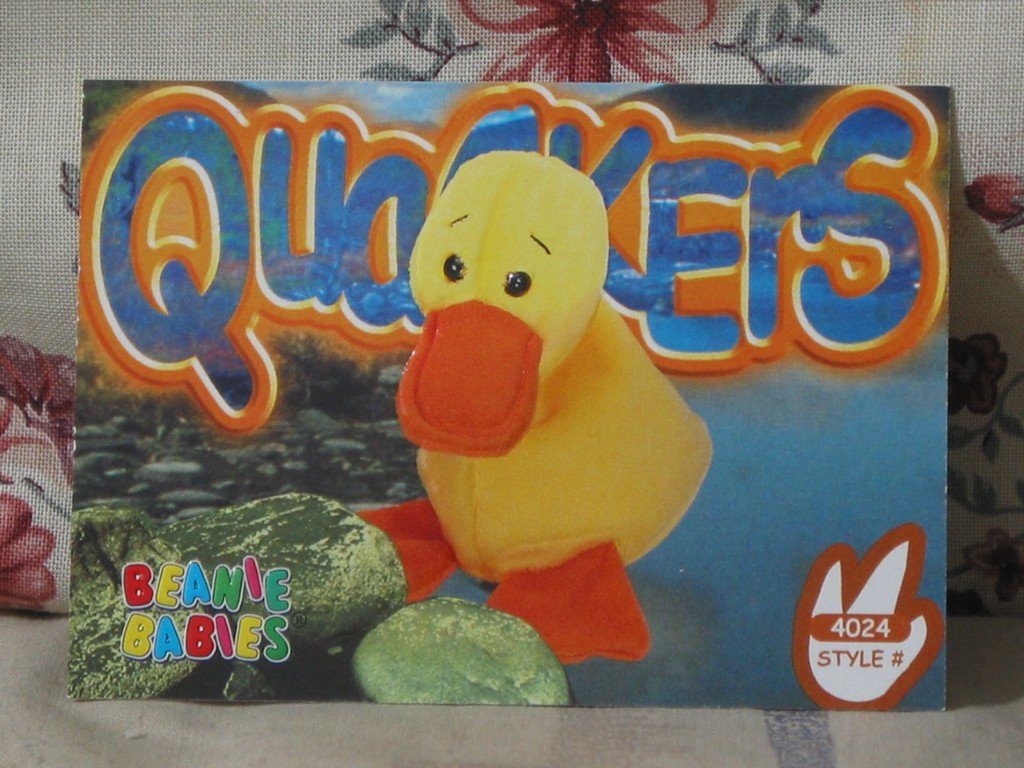 Beanie Babies Card 2nd Edition S3 1999 Quackers