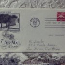 First Day Issue Cover Stamp 7c Airmail Stamp 1960