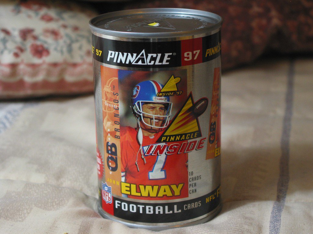 PINNACLE 1997 Football Cards Card Can John Elway Sports