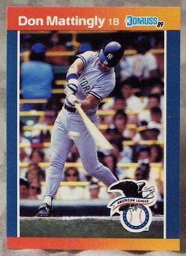 DON MATTINGLY 1989 Donruss Baseball Trading Card No 21