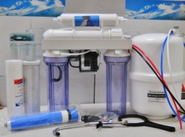 Oceanic Reverse Osmosis Drinking Water Filter System Permeate Pump 100 GPD USA
