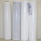4 Water Filters Cartridge 4.5" x 20" 2 Sediment,1 GAC 1 Carbon Block BIG BLUE