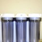 6 WATER FILTER CLEAR HOUSING FOR REVERSE OSMOSIS DI 10" with 1/4" FPNT