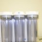 6 WATER FILTER CLEAR HOUSING FOR REVERSE OSMOSIS DI 10" with 1/4" FPNT