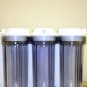 6 WATER FILTER CLEAR HOUSING FOR REVERSE OSMOSIS DI 10" with 1/4" FPNT