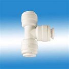 10 TEE UNION 1/4" TUBE X 1/4" TUBE X 1/4" TUBE PUSH IN TUBE FITTING