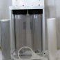 DUAL BIG CLEAR WATER FILTER HOUSING SEDIMENT CARBON CARTRIDGE CLEAR HOUSING