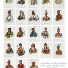 Vintage Native American Indians Collage Sheet - Pick 1 of 4