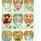 Grace Drayton Cards Collage Sheets - Dainty Dimples Or Monday's Child - Pick 1 o