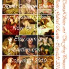 Dante Gabriel Rosetti Collage Sheets - Pick 1 of 2