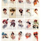 Vintage Hats Collage Sheets - Pick 1 of 2