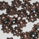 20 Antique Copper 9mm Bead Caps (bcc8jsuh1944)