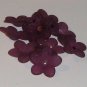 Hand Dyed Grape Lucite 20mm Daisy Flowers (df20mm23)