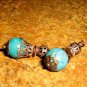 Bead Drops (c54) Turquoise Magnesite Beads and Copper