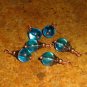 Bead Drops (c54) Turquoise Magnesite Beads and Copper