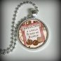 Chocolate - A Little Taste of Heaven Pendant Charm,  Necklace Pendant (p98)