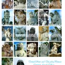 Vintage Cemetery Angels or Vintage Church Postcards Collage Sheets - Your choice