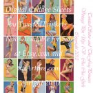 Vintage Pin Up Girls Collage Sheets - Pick 1 of 3