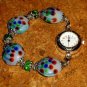 Antique Silver Watch with Interchangeable Band s24