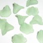 Hand Dyed 12mm Mint Green Lucite Iris Flowers ri12mm10