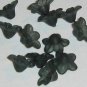 Hand Dyed Deep Peacock 10mm Lucite Star Flowers sf10mm2
