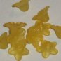Hand Dyed Pumpkin Spice 10mm Star Flowers (sf10mm6)