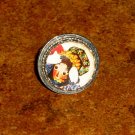 Vintage Style Raggedy Ann Glass Cabochon Adjustable Ring