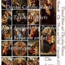 Vintage Botticelli Collage Sheets - Virgin, Saints, Portraits or Art - 1 of 4